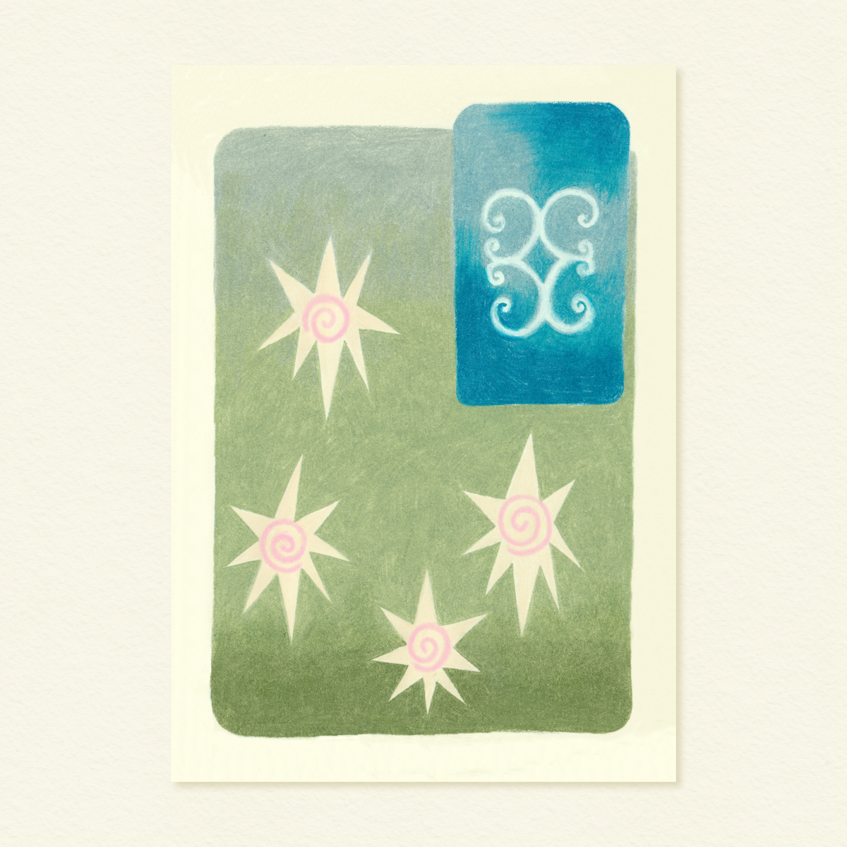 mossy day print